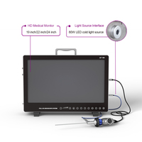 Système de caméra endoscopique médical électrique en plastique 22 pouces tout-en-un FHD 1080P portable pour laparoscopie et cystoscopie, rigide IKEDA YKD-9122