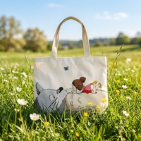 Sac à bandoulière en toile robuste avec logo personnalisé, sac à main anti-plis pour les trajets quotidiens, grand fourre-tout durable pour le campus et le travail