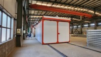 Maison mobile préfabriquée en acier bon marché, barre de verrouillage extensible, installation rapide, maison miniature en conteneur, assemblée en Chine