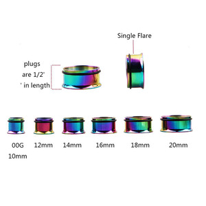 Kit d'expansion d'oreilles en acrylique et acier, 24 pièces, kit de dilatation conique, dilatateurs, ensemble de dilatation - Product Image 6