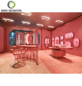 Mostrador <span class=keywords><strong>de</strong></span> maquillaje <span class=keywords><strong>de</strong></span> exhibición cosmética profesional con iluminación LED Gabinete <span class=keywords><strong>de</strong></span> estante <span class=keywords><strong>de</strong></span> vidrio <span class=keywords><strong>de</strong></span> tienda <span class=keywords><strong>de</strong></span> belleza - Product Image 4