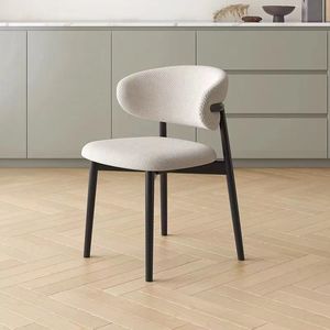 Chaise de relaxation 2026 incontournable avec cadre en bois massif et coussin en coton-lin pour salon et <span class=keywords><strong>salle</strong></span> <span class=keywords><strong>à</strong></span> <span class=keywords><strong>manger</strong></span> - Product Image 4