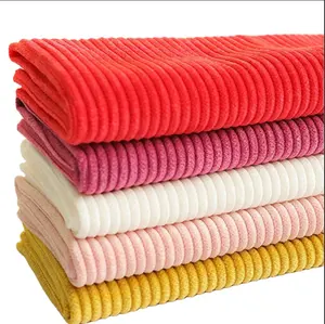 Tissu d'ameublement en velours côtelé textile respirant imperméable 75D pour tissu de meubles de canapé