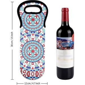 Sac isotherme pour bouteille de vin en néoprène avec impression personnalisée, cadeau promotionnel sportif durable pour adultes - Product Image 2