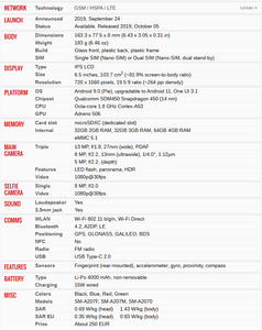 Original 98% Nuevo para <span class=keywords><strong>Samsung</strong></span> A20s <span class=keywords><strong>64GB</strong></span> 2SIM Teléfono Móvil Usado Android Desbloqueado Teléfono de Segunda Mano A20s Smartphone - Product Image 6