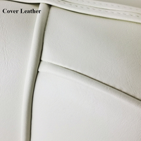 Siège de capitaine pliable confortable ITOPWELL pour bateaux/yachts, fournitures marines, blanc + bleu ABS/PU