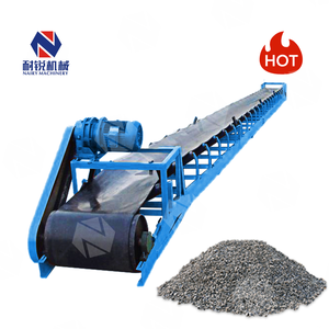 Granite Stone Rubber Mobile Black Chevron Belt Conveying Machine Construction Mining Belt Conveyor