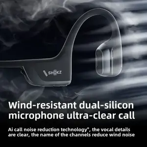 Pour SHOKZ <span class=keywords><strong>OpenRun</strong></span> Pro 2 S820 casque à Conduction osseuse étanche IP55 LED batterie sport sans fil écouteurs pour la musique Bluetooth - Product Image 6