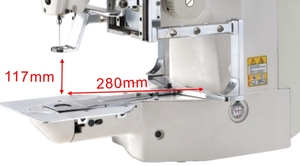 RONMACK RM-1901AS-BZ Computerized Manual Flat-Bed Single Needle Lifting Pillow <b>Sewing</b> <b>Machine</b> - Product Image 2
