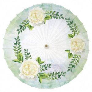 Parapluie traditionnel japonais fait main en tissu, diamètre 84 cm, pour mariage, festival, cadeau - Product Image 6