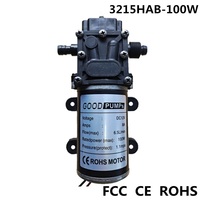 12V24V48V100W6.5L pompe à membrane à reflux à moteur en métal pulvérisation désinfection agricole pulvérisation pompe FCC