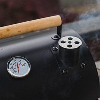 Pengukur Suhu Panggangan Barbekyu Analog Tahan Air  Termometer BBQ Indikator Panas Fahrenheit