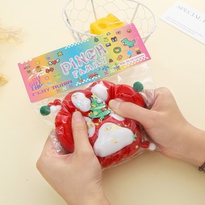 Large Christmas <b>Cat</b> Paw <b>Squishy</b> Squeeze Toy Cute Cartoon Fidget Stress Relief Toy - Product Image 2