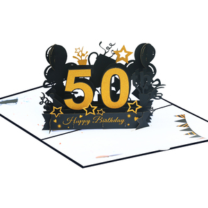 Ingrosso Pop-up 3D biglietti d'auguri nuovo <span class=keywords><strong>buon</strong></span> <span class=keywords><strong>compleanno</strong></span> grazie Design include la busta della carta della nota realizzata con carta di qualità - Product Image 6