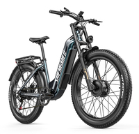 Vélo électrique tout-terrain 2000W 48V à pneus larges pour la ville et le transport, 840Wh Shengmilo S700 Pro Ebike