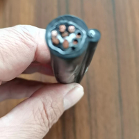 Câble de commande suspendu de levage et de manutention de grue de levage aérien noir en PVC 300/500V avec décharge de fil de traction