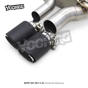 Sistema de escape ODM Valvetronic para <span class=keywords><strong>BMW</strong></span> <span class=keywords><strong>M6</strong></span> E63 <span class=keywords><strong>V10</strong></span> 5.0L 2006-2010 Sistema de escape Catback DE RENDIMIENTO DE ACERO INOXIDABLE - Product Image 4