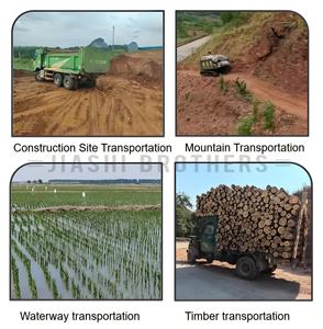 Kendaraan Utilitas Multi-Terrain Otomatis Kendali Jarak Jauh JIASHIBROTHER Baru 1.5m 1000kg 1.8kW dengan Sasis Crawler Karet dan Motor Listrik Ganda - Product Image 5