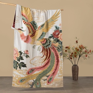 Asciugamano da Bagno in Puro Cotone Jacquard Colorato a Quattro Strati per Uomo e Donna, Extra Large, Morbido e Assorbente - Product Image 3