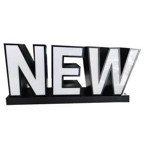 LEDアクリルステンレスエッジRGBフルカラー発光ネオンサイン広告3D文字バーDCプロダクション - Product Image 5