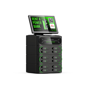 Centrale électrique portative de kiosque de distributeur automatique de 12 fentes avec la banque de puissance sans fil facile à louer Powerbank sur l'aller pour le commercial - Product Image 2