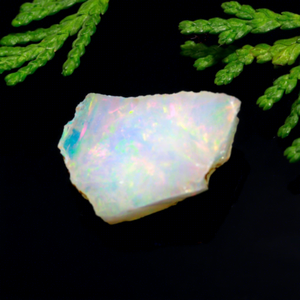 Ópalo Blanco Natural Multifuego, Gema en Bruto sin Cortar, Cristal Mineral de la Tierra para la Fabricación de Joyería Artesanal - Product Image 1