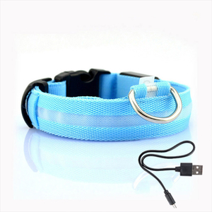 LED Glowing <b>Dog</b> Collar Adjustable Flashing Recharge Luminous Collar Night Anti-Lost <b>Dog</b> <b>Light</b> HarnessFor Small <b>Dog</b> Pet Products - Product Image 2