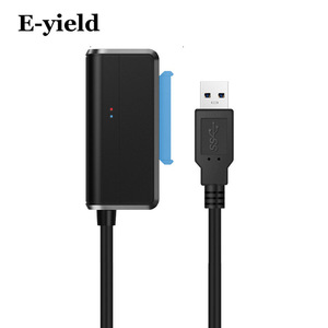 Adaptador de cable de datos USB a SATA E-Yield para discos duros de 2,5 y 3,5 pulgadas con conector de un solo cabezal - Product Image 1