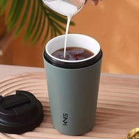 Nouveau Design 380ML Pure Céramique Doublure Intérieure Tasse À Café Haute Valeur Esthétique Tasse De Voyage Portable pour Homme et Femme
