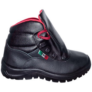 Zapato de trabajo ligero '835 01' de corte bajo con punta de acero, forro de cuero genuino y cuero superior de microfibra, talla 43 - Product Image 1