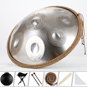 Handpan Profesional de 22 Pulgadas con Sonidos Etéreos de <span class=keywords><strong>440</strong></span> <span class=keywords><strong>Hz</strong></span> y <span class=keywords><strong>432</strong></span> <span class=keywords><strong>Hz</strong></span> para Principiantes y Avanzados - Product Image 2