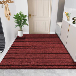 <span class=keywords><strong>Tapis</strong></span> <span class=keywords><strong>de</strong></span> sol <span class=keywords><strong>de</strong></span> salle <span class=keywords><strong>de</strong></span> bain moderne à rayures avec support antidérapant TPR, <span class=keywords><strong>tapis</strong></span> lavable super absorbant pour la maison, couleur grise - Product Image 2