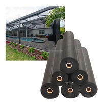 Moustiquaire en fibre de verre écologique ivoire 17x15 mailles pour véranda