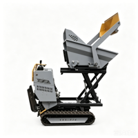 Mini-dumper tout-terrain pour travaux de jardinage, d'aménagement paysager, de vergers et d'agriculture, certifié Euro 5 et EPA