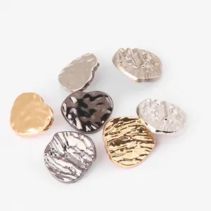 20mm size oem od support customization fashion heart apple shape sew on metal shank garment processing accessories button