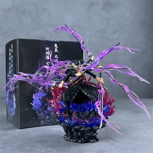 Original Anime coleccionable 24Cm Luffy Ashura Nine Blade Flow tres cabezas seis brazos Roronoa Zoro figura de acción para regalo de Fans - Product Image 5