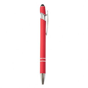 CustomBusiness Gifts Ball Point Soft Cover Promotional Metal Rubberized Ballpoint <b>Pen</b> Aluminum Touch Stylus Custom Logo <b>Pens</b> - Product Image 3
