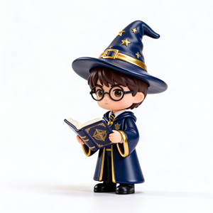 Figurine décorative en résine PVC personnalisée : Apprenti de l'Académie Magique - Product Image 4