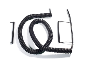 Câble d'alimentation spiralé haute flexibilité TPU/PUR (2/3/4/5/6/8/12 conducteurs) 300V pour équipement industriel/médical - Product Image 1