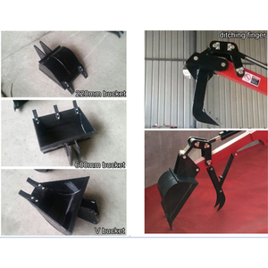 Bán Hot New Thiết Kế Digger Xách Tay 9hp 15hp 13.5hp Động Cơ Nhỏ Towable Backhoe Mini Máy Xúc Trang Trại ATV Backhoe - Product Image 3