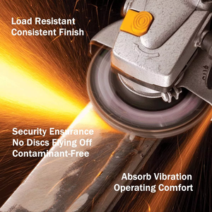 120 Grit A/O Flap đĩa 4-1/2 4.5 X7/8 "Vòng chà nhám mài bánh xe nhôm Oxit Mài đĩa OEM tùy chỉnh - Product Image 6