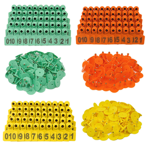 Étiquettes d'oreille de porc en plastique en gros avec numéro de 1 à 100 cartes d'identification de truie signe de contrôle des <span class=keywords><strong>animaux</strong></span> applicateur d'oreille de porc - Product Image 3