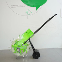 Semoir manuel à engrais avec 10-14 becs réglables, haute productivité, construction métal et plastique - Prix EXW