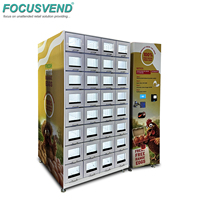 Máquina Expendedora de Huevos con Almacenamiento Refrigerado, Mantiene los Huevos y Productos Frescos, Opciones de Pago Múltiple para Ventas 24/7 de Granja a Mesa