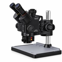 Kit de microscope stéréoscopique trinoculaire QianLi Gorilla 6558 avec caméra 4K Baizo CX60S pour réparation de circuits imprimés (PCBA) et imagerie thermique