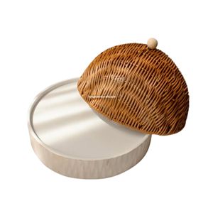 Plateau de service bohème en nacre pour le Ramadan et l'Aïd |   Plateau élégant fait à la main pour les aliments et les boissons, idéal pour les cadeaux, les dattes, les bonbons, la décoration de table - Product Image 2