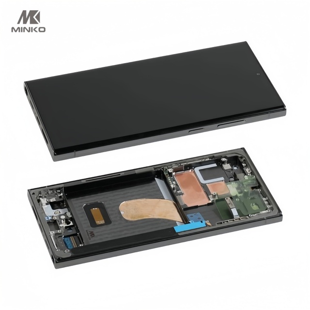 Wholesaler High Quality OLED Super LCD Touch Screen for Samsung S23 Ultra Supports Fingerprint Display