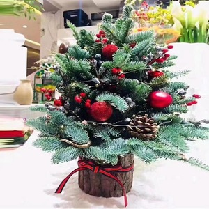 <span class=keywords><strong>Maceta</strong></span> Impermeable de Diseño Personalizado con Aspecto de Corteza de Árbol para Plantas Verdes y Flores Navideñas - Product Image 3