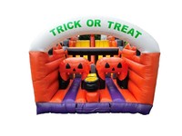 Pista de Obstáculos Inflable Comercial con Temática de Carnaval, de PVC Resistente, Juego de Desafío para Niños, Alquiler para Fiestas y Eventos al Aire Libre