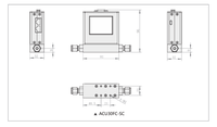 Contrôleur de débit massique d'air et de gaz en acier inoxydable OEM durable 1MPa pour les multiples industries (vente en gros)